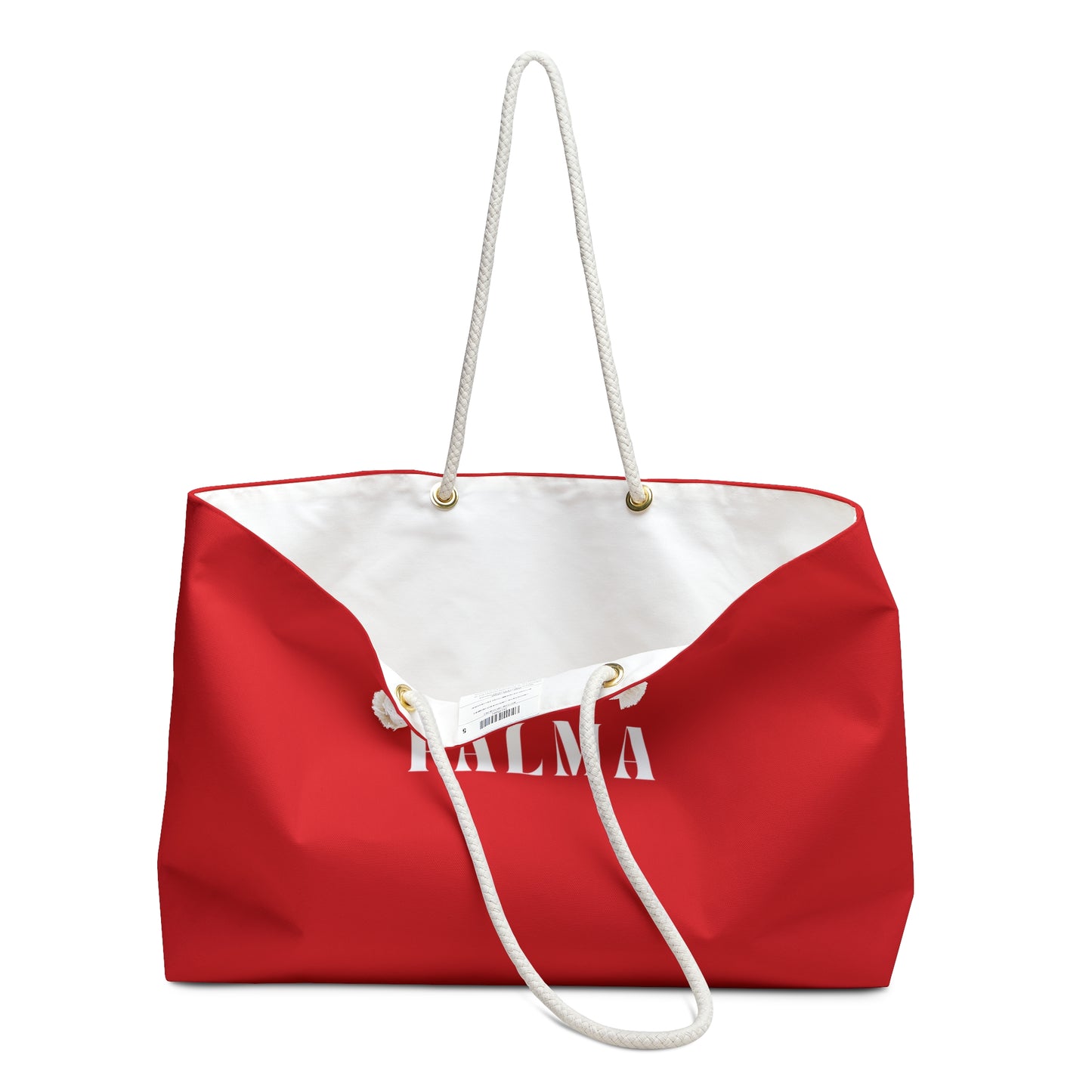 The Label Tote - Red