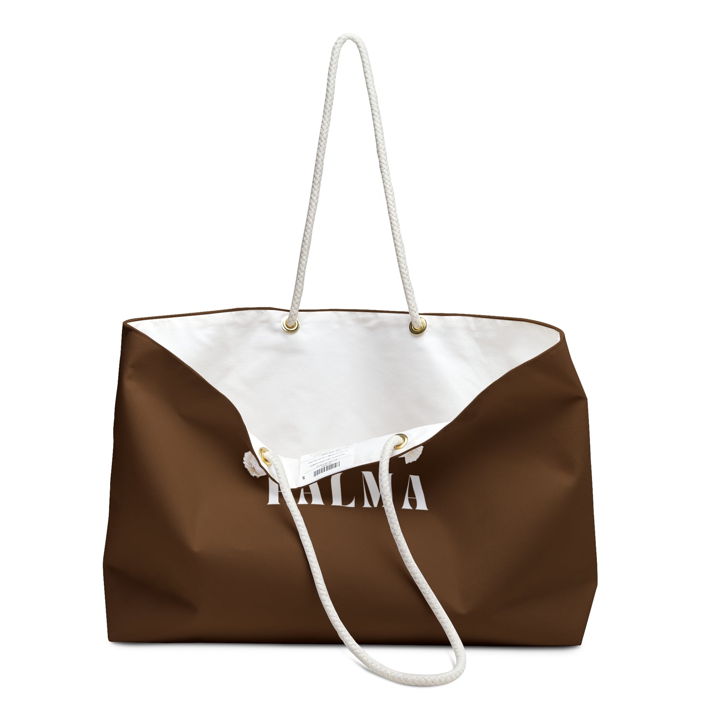 The Label Tote - Brown