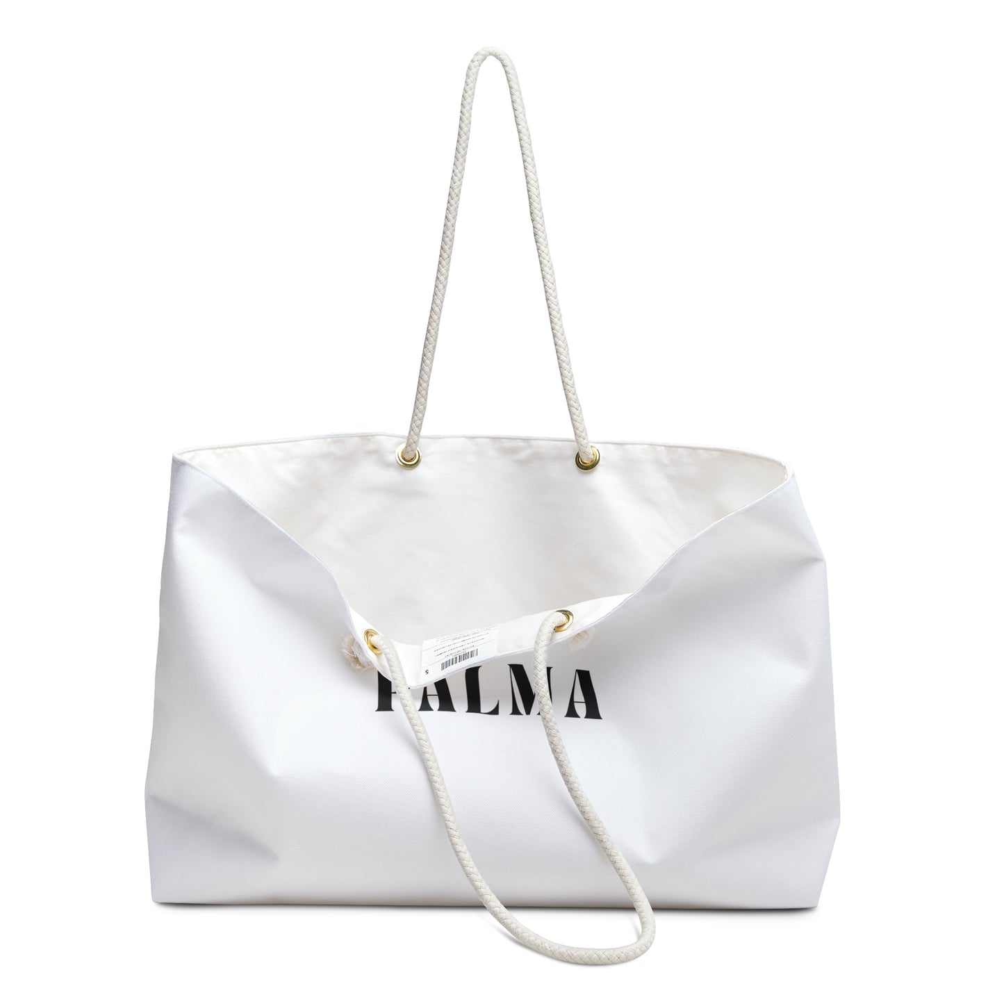 The Label Tote - White