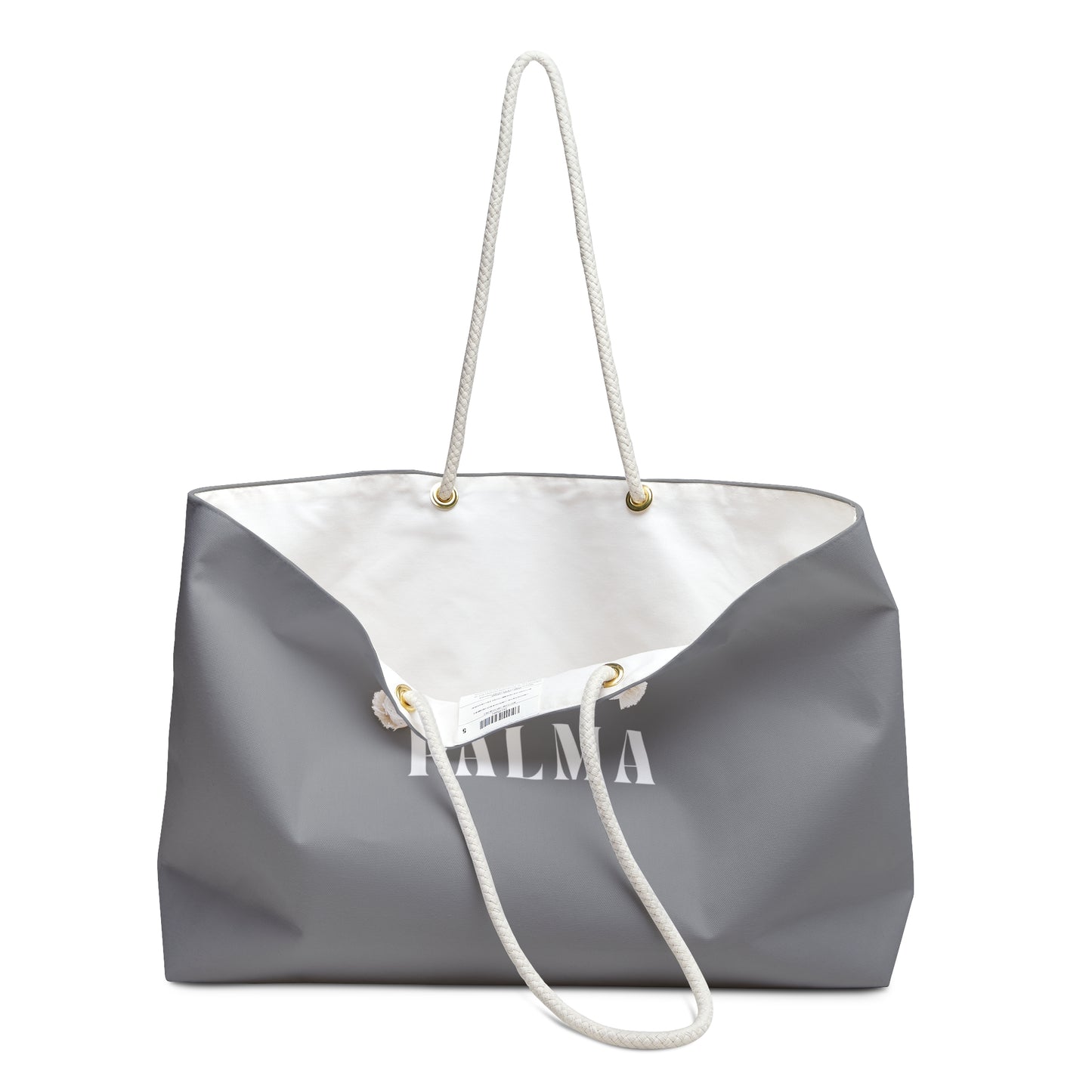 The Label Tote - Gray